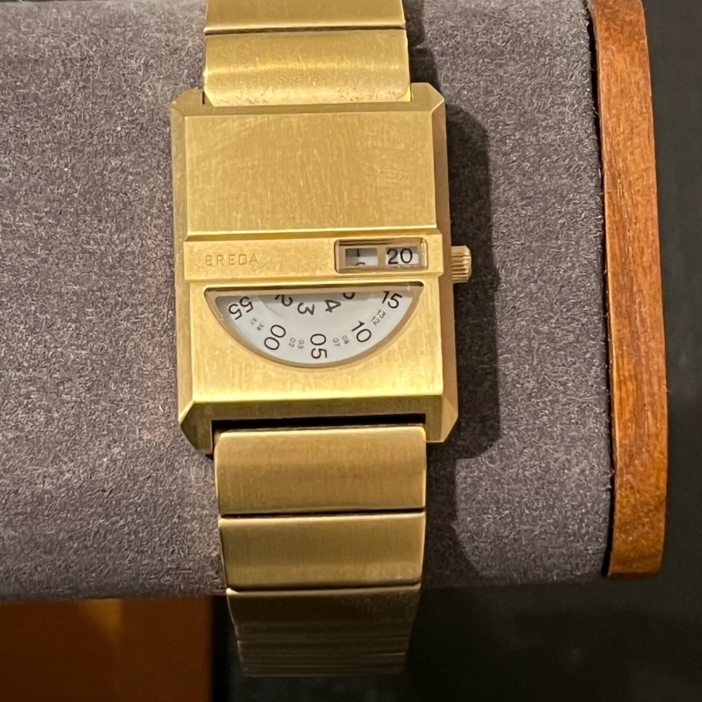 Breda Pulse (Tandem) Watch - Gold